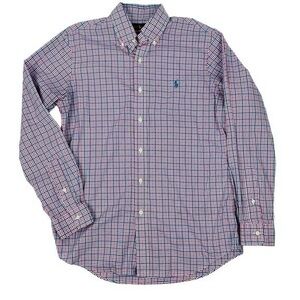 Ralph Lauren Long Sleeve Men Shirt | Size Medium | Pink Blue